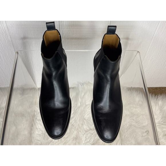 EVERLANE Black Leather Modern Chelsea Boots US 7 - Picture 10 of 11